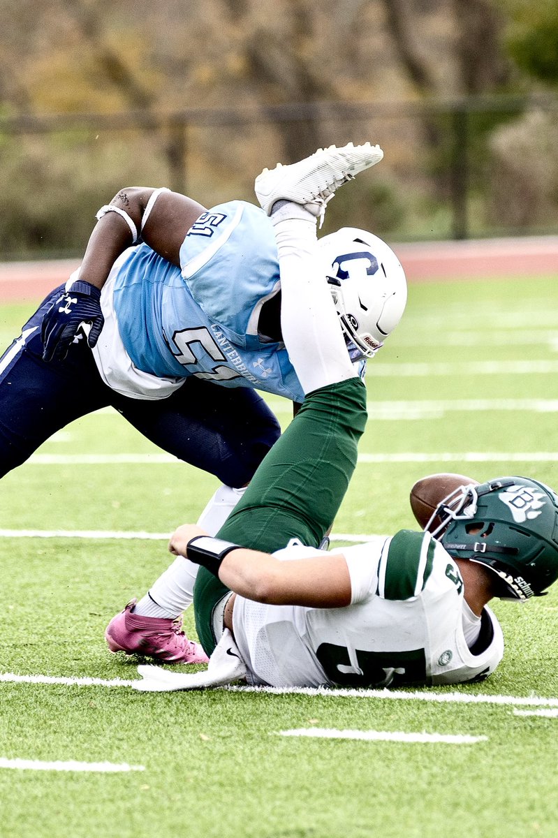 Blessed to be competing with my team in The Joe Lang Bowl against St.Marks
<a href="/CburyFootball/">Canterbury Football</a> <a href="/jpcoach_/">Coach Page</a> <a href="/larrybadaracco/">Coach Larry Badaracco</a> <a href="/FBCoachLynch/">Chuck Lynch</a> <a href="/NE6FB_Recruits/">NE-Recruits</a> 

Week 1-8 highlights  
hudl.com/v/2SuDGE