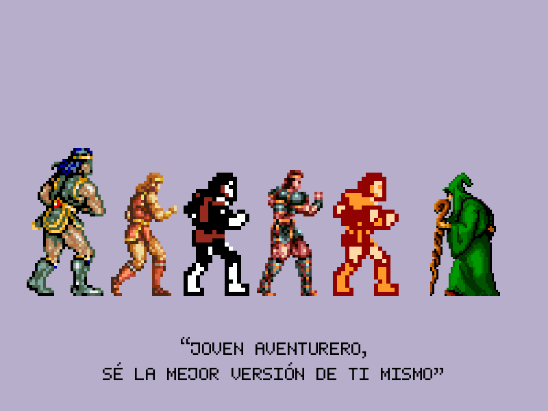 retrobitios's tweet photo. Pocas veces una frase motivacional fue tan literal. 🗨️🧙‍♂️🎮
#PixelArt #RetroGaming #InsertLaughs https://t.co/zf6b4I3t6f
