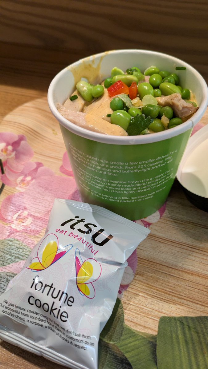 piperdoon2's tweet photo. Quite enjoyed that for a change #itsu https://t.co/Rt7Ocfkr8h