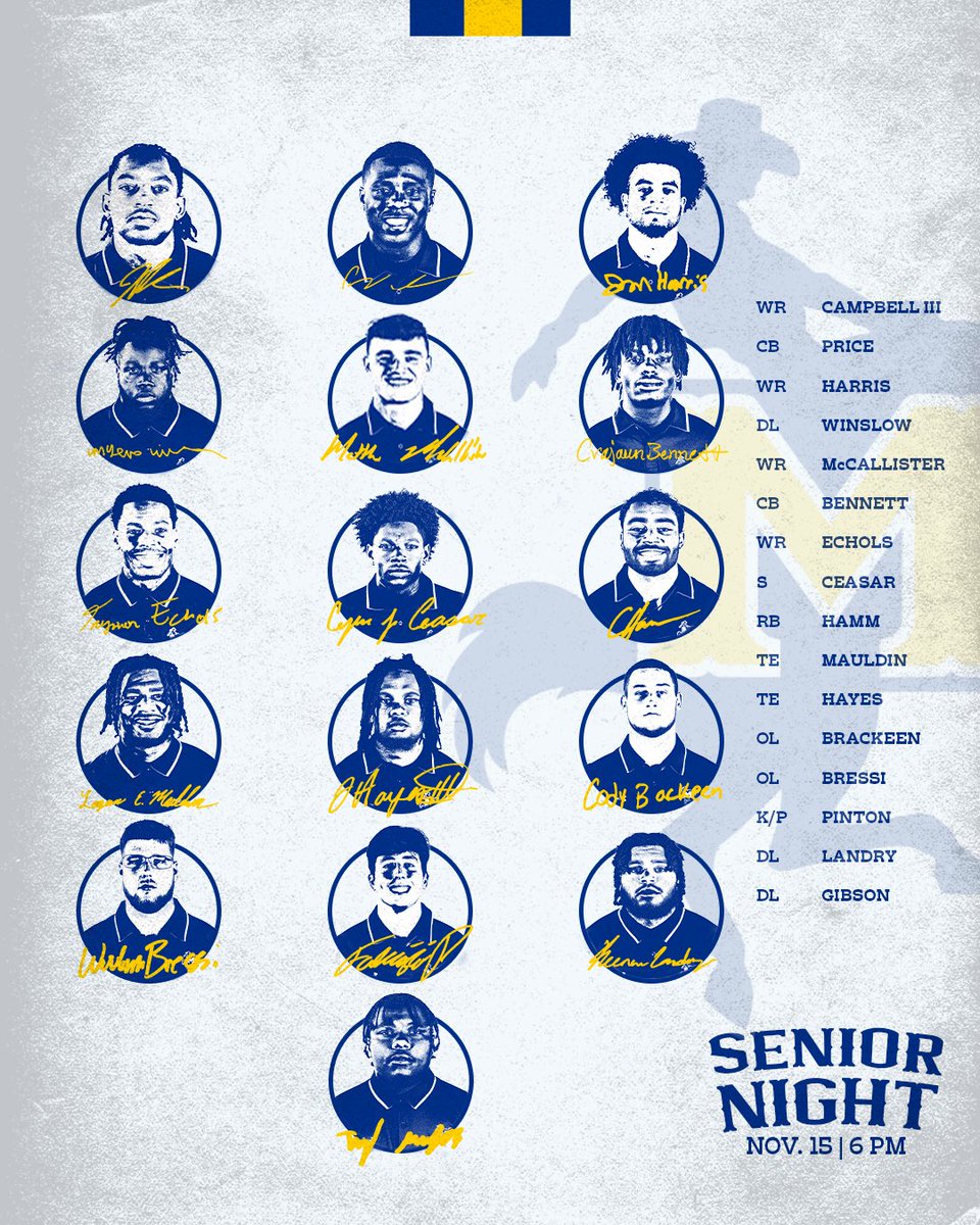 Saturday, we celebrate our seniors. 

#GeauxPokes | #StampedeSZN