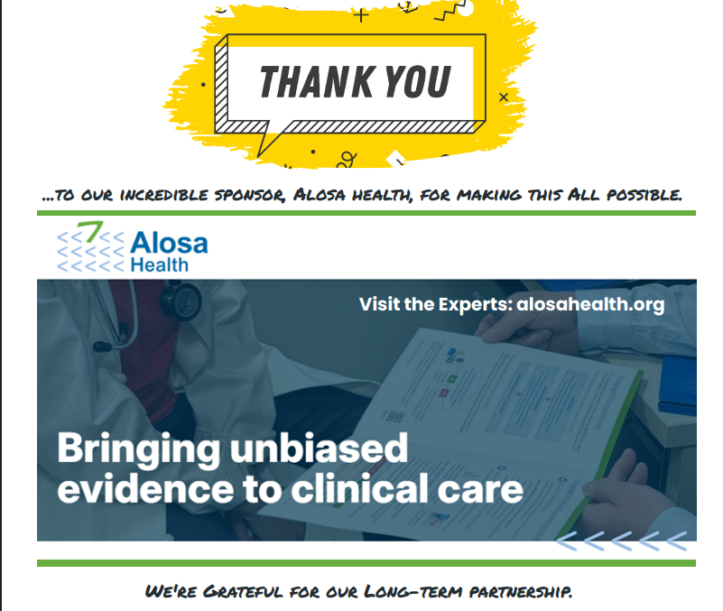 NaRCAD's tweet photo. So grateful to our friends at @AlosaHealth for their sponsorship and support of our #narcad2025 #conference this year! Check out their work @ https://t.co/jX5galKLRw #academicdetailing https://t.co/A4NWXDxBAz