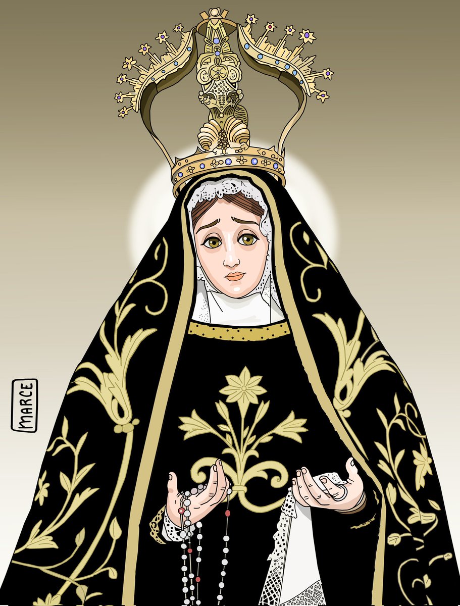 Virgen del Socorro, hoy en su día les comparto mi ilustración de la Patrona de Valencia.
Intercede por nosotros Virgen del Socorro. 

Marce.-