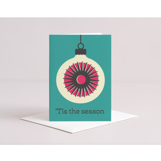 RetroToGo's tweet image. To be honest, there’s a lot to appreciate on her website, but it seems a good time to mention these retro Christmas cards by Gail Myerscough, now available in a new set of colours. Oh yes, there&apos;s matching gift wrap too. bit.ly/4nTbMKm