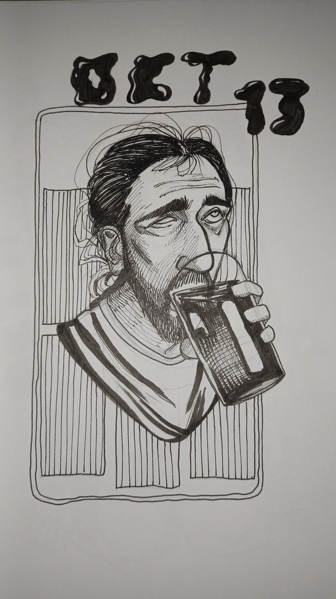 BaderzOG's tweet photo. Post-Inktober 13: Drink https://t.co/Uh5qDuT7WA
