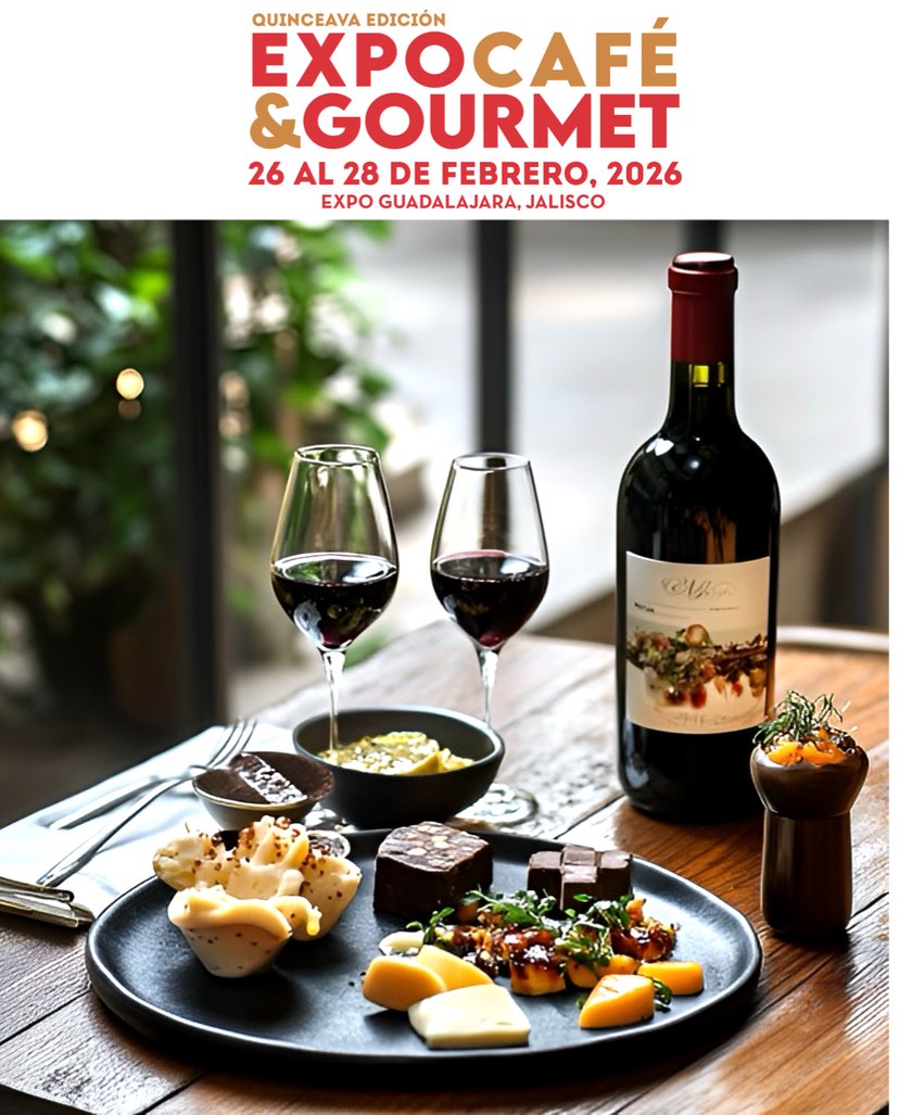 🥖🧀🍷 De los viñedos a tu mesa, de las cocinas artesanales a los grandes hoteles…

En Expo Café &amp; Gourmet 2026 descubrirás vinos, quesos, salsas, mermeladas, infusiones, postres y mucho más.

¡El paraíso de los sentidos te espera!

#MundoGourmet #ExpoCafé #GourmetShow