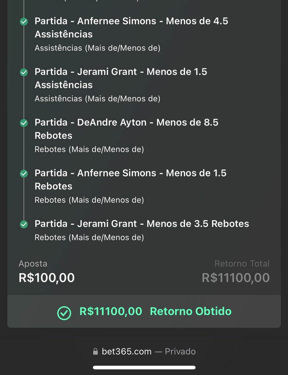 dedeoftips's tweet image. ODD 111! ✅

Fiz R$100,00 virar R$11.100,00

Esses bingos de blowout é muito bom 🙏🏼