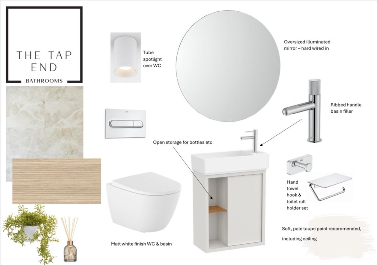 TheTapEndDesign's tweet image. We have this cloakroom on order, pending fitting as part of a three room project for a client currently having a whole home renovation - small but perfectly formed! 

Oversized mirror ✔️ 
Display shelving ✔️ 
Open alcoves ✔️ 
Storage ✔️ 

We think this is the perfect cloakroom 🤍