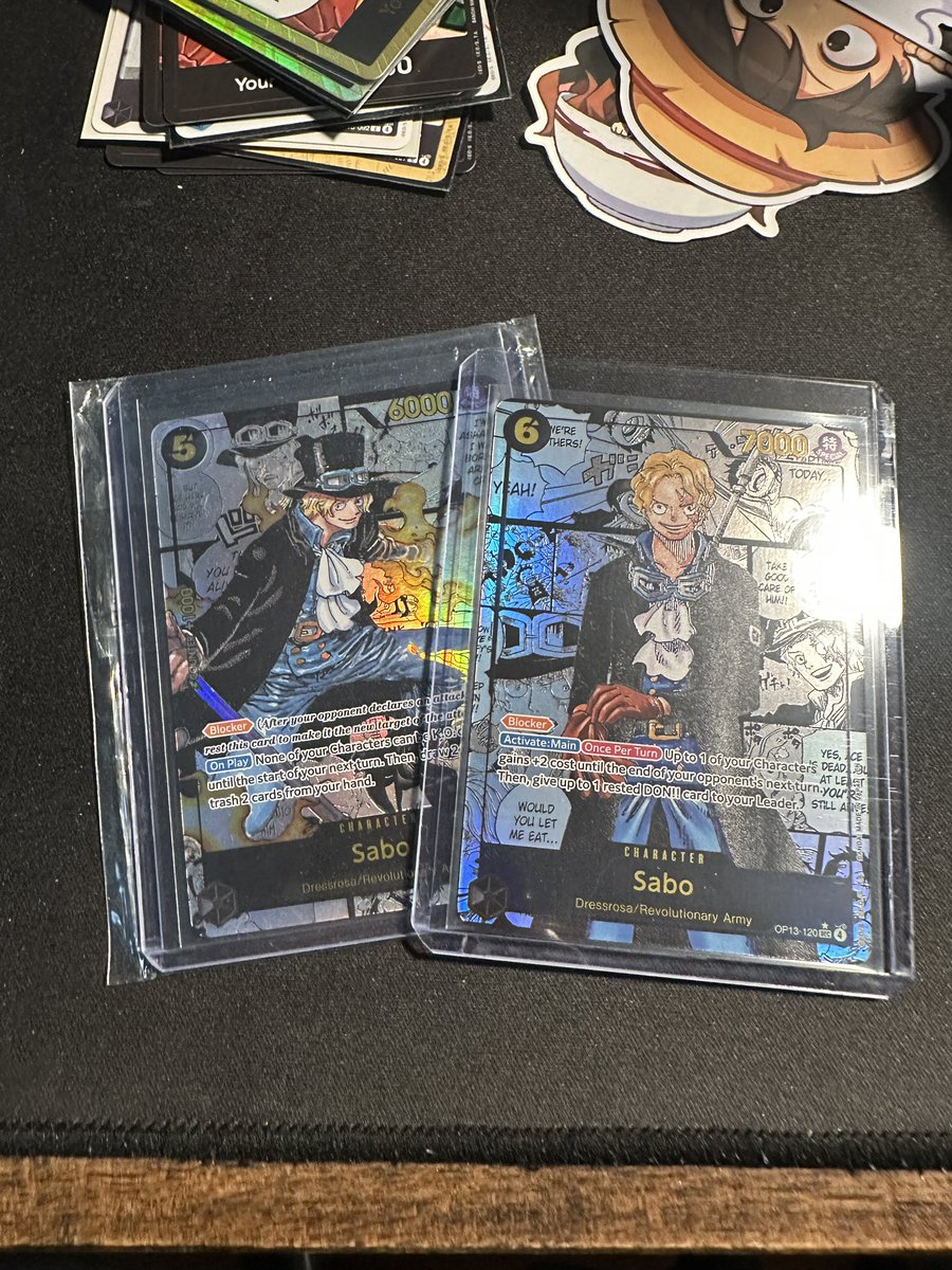 Who wants a manga sabo pair?
Send me your offers