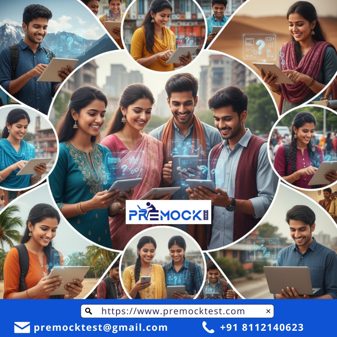 PremockT90018's tweet image. Thousands of aspirants. One goal. One platform – PreMockTest.
#PreMockTest #AllIndiaMockTest #OnlinePreparation #AllIndiaLaunch #MockTests #ExamPreparation #GovtExams  #OnlineLearning #CrackExams  #ExamSuccess #CompetitiveExams #IndiaLaunch #BankExam #SBI #IBPS #RBI #SSC #RRBNTPC