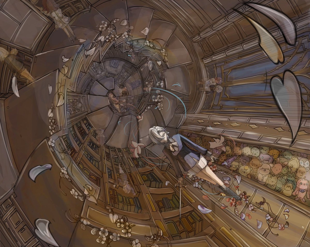 Dear my King… My Perrie…
————-
Stay awake don’t fall asleep 
The way is long and the gloom is deep 
Embers glow in the hearth still seen
And your world will never fall away 
Nothing to fear 
NEVER LOOK BACK
GO AHEAD
#GenshinImpact #Arlecchino #Clervie