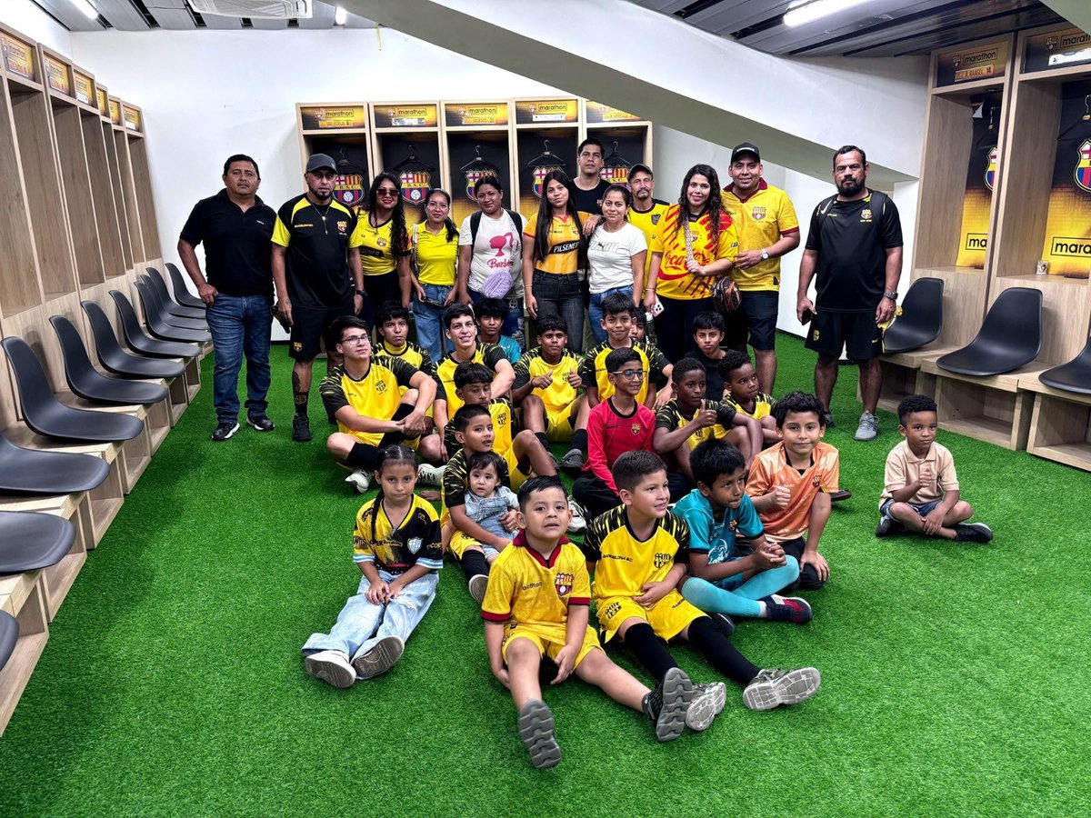 Amarilloesbsc's tweet photo. 💛 Una experiencia que quedará para siempre 🏟️

Los niños de la Academia BSC Chongón recorrieron el #TourMonumental y sintieron la magia del Ídolo ⚽✨

#BarcelonaSC #IdoloDelEcuador #AmarilloEsMiColor https://t.co/FqLJPOkKhE