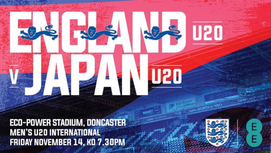 ⚽️ Live on Friday (7.30pm KO):

MU20s International

England 🏴󠁧󠁢󠁥󠁮󠁧󠁿 vs Japan 🇯🇵 at the Eco-Power Stadium

Live online radio commentary with Luke Edwards and Tom Jolley on

livesportsfm.co.uk

OR

livesportsfm.mixlr.com

Post <a href="/LiveSportsFM/">Live Sports FM</a> 

#YoungLions ⚽️