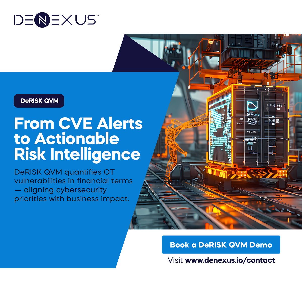 DeRISK QVM prioritizes CVEs by financial impact, contextualizing them with role of the impacted device and presence of cybersecurity controls, and shows the risk reduction you’ll gain before you address the CVE

Request a demo today » bit.ly/4qUfiXX