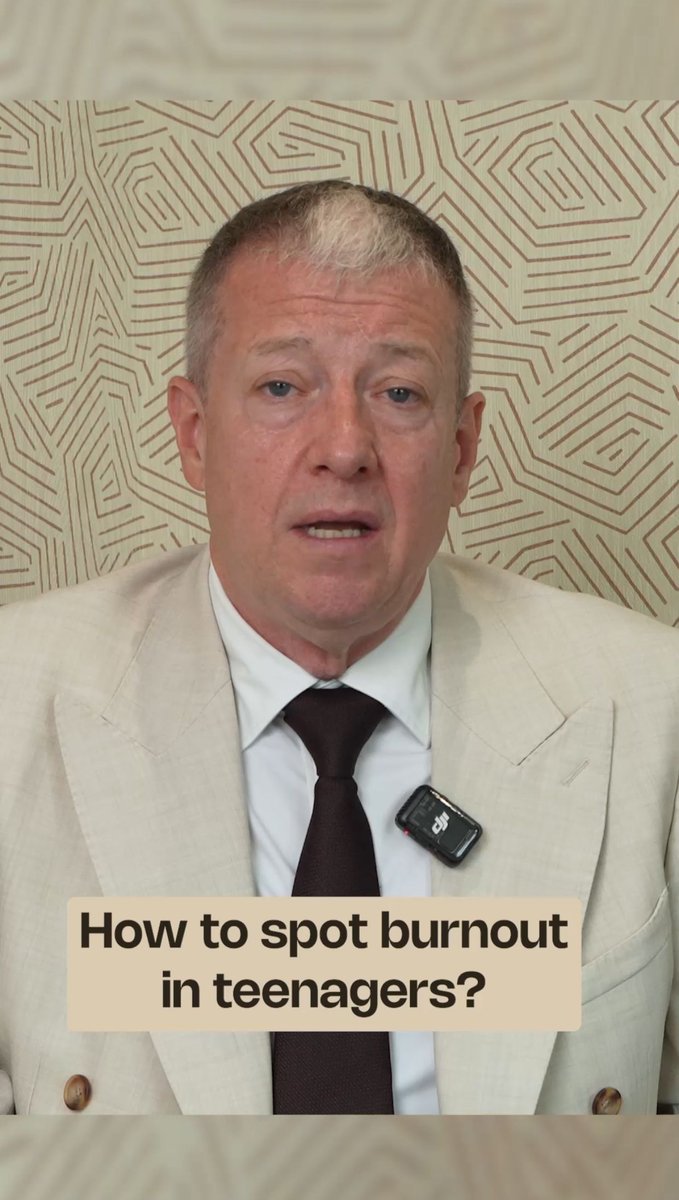 The Big Sign Of Burnout In Teenagers 🧠 

Psychotherapist and Mental Health Advocate Noel McDermott takes us through what to look out for and how to tell the difference between typical teen stress and true burnout.

Catch the full interview here : 

youtu.be/7SMNyWV7RNQ