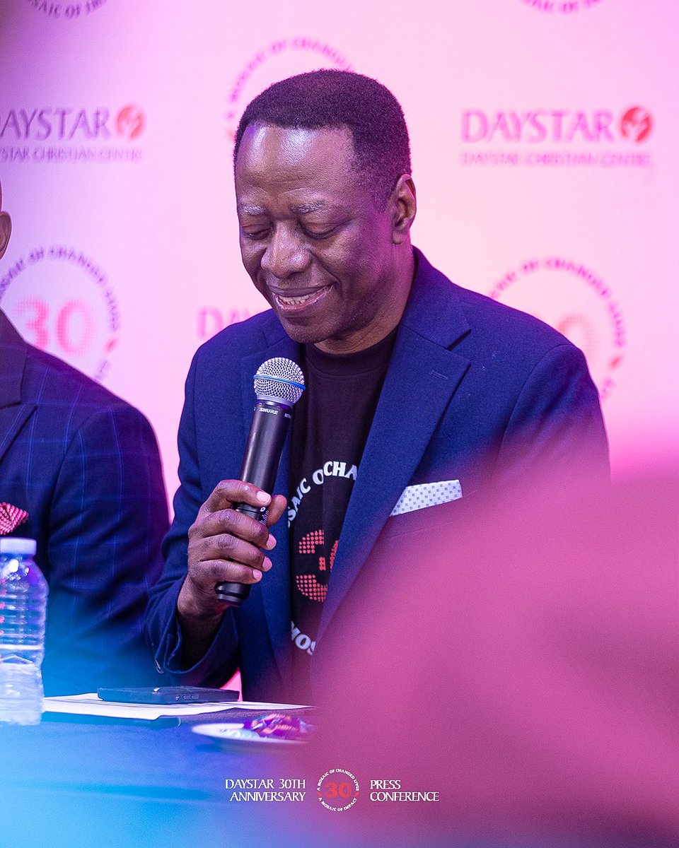 DaystarNG's tweet photo. Today’s press conference built on the excitement of the Daystar at 30 celebration! 

It was a time to share our story, cast vision for the future, and celebrate God’s enduring faithfulness. https://t.co/uiUxKS4zLW