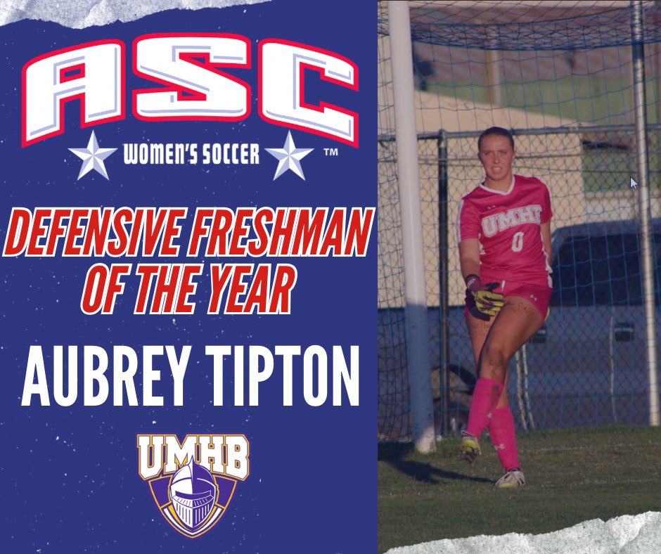 ASC_sports's tweet photo. Congrats to the 2025 ASC Women’s Soccer Offensive Freshman of the Year, Gracie Ruthven from Mary Hardin-Baylor and Defensive Freshman of the Year, Aubrey Tipton from Mary Hardin-Baylor!
#ASCsports #ascsoc #d3soc https://t.co/YDhHeKu3DK