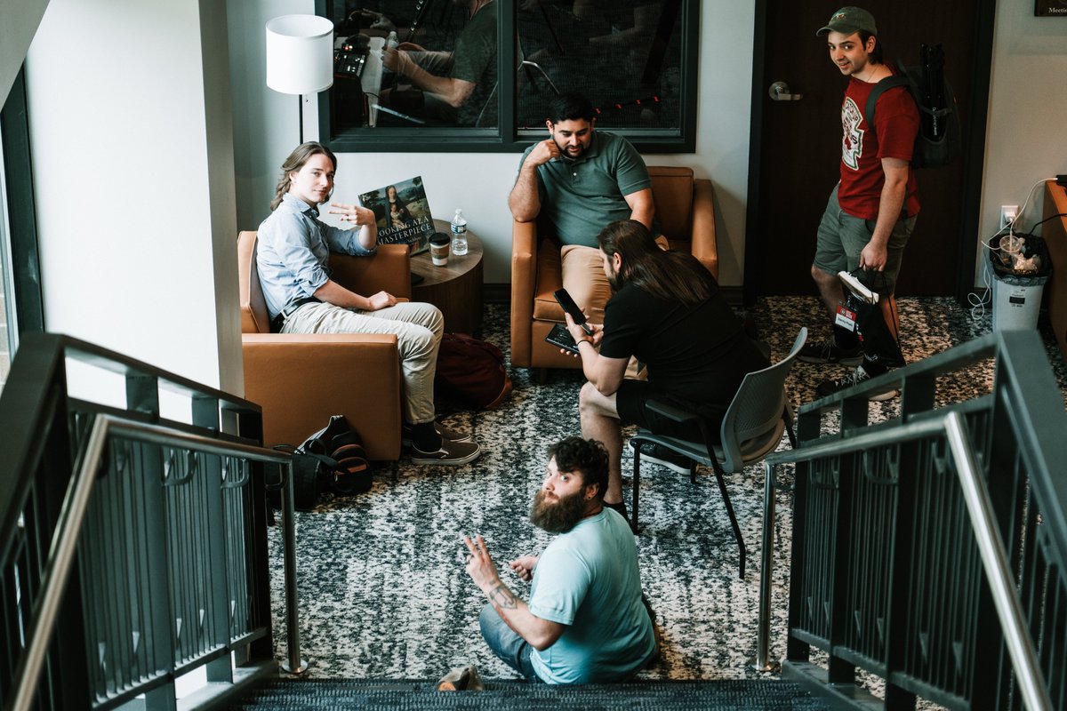CathCreators's tweet photo. The goal of our conference is simple:

Get all the creators to hang out like it's college.

And it works... https://t.co/qkq9vWv1Fc