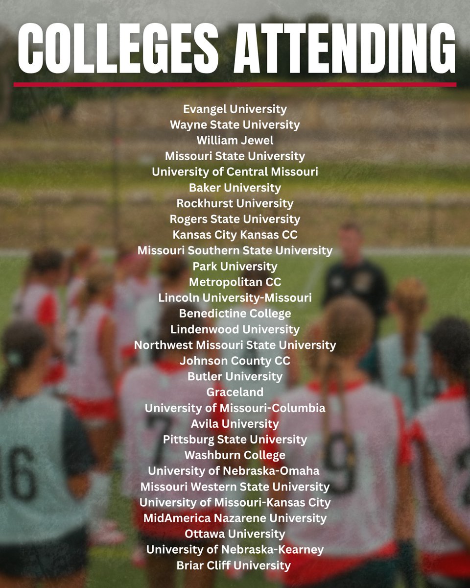 𝑲𝑪 𝑪𝑶𝑳𝑳𝑬𝑮𝑬 𝑺𝑯𝑶𝑾𝑪𝑨𝑺𝑬 𝑰𝑺 𝑯𝑬𝑹𝑬
...
In collaboration with Toca FC, we are excited for our annual KC College Showcase and providing an opportunity for our incredible female athletes to be seen in front of local college coaches!