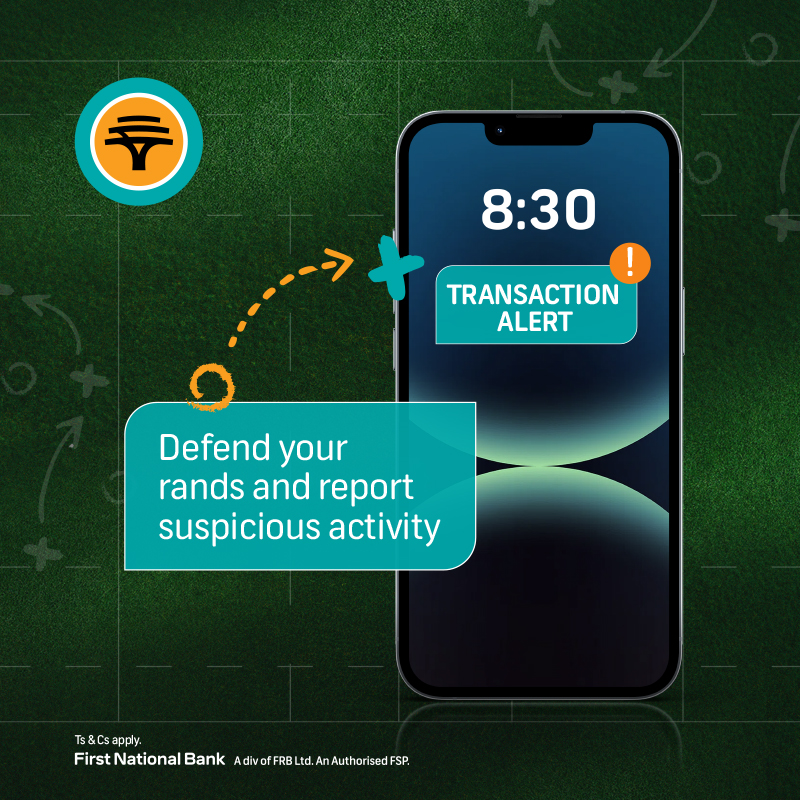 FNBSA's tweet photo. Fraud’s no fun. Keep your PIN secret, don’t write it down, and report lost/stolen cards or suspicious activity immediately. Play it safe, win the breakdown. https://t.co/UUu0aaZAez