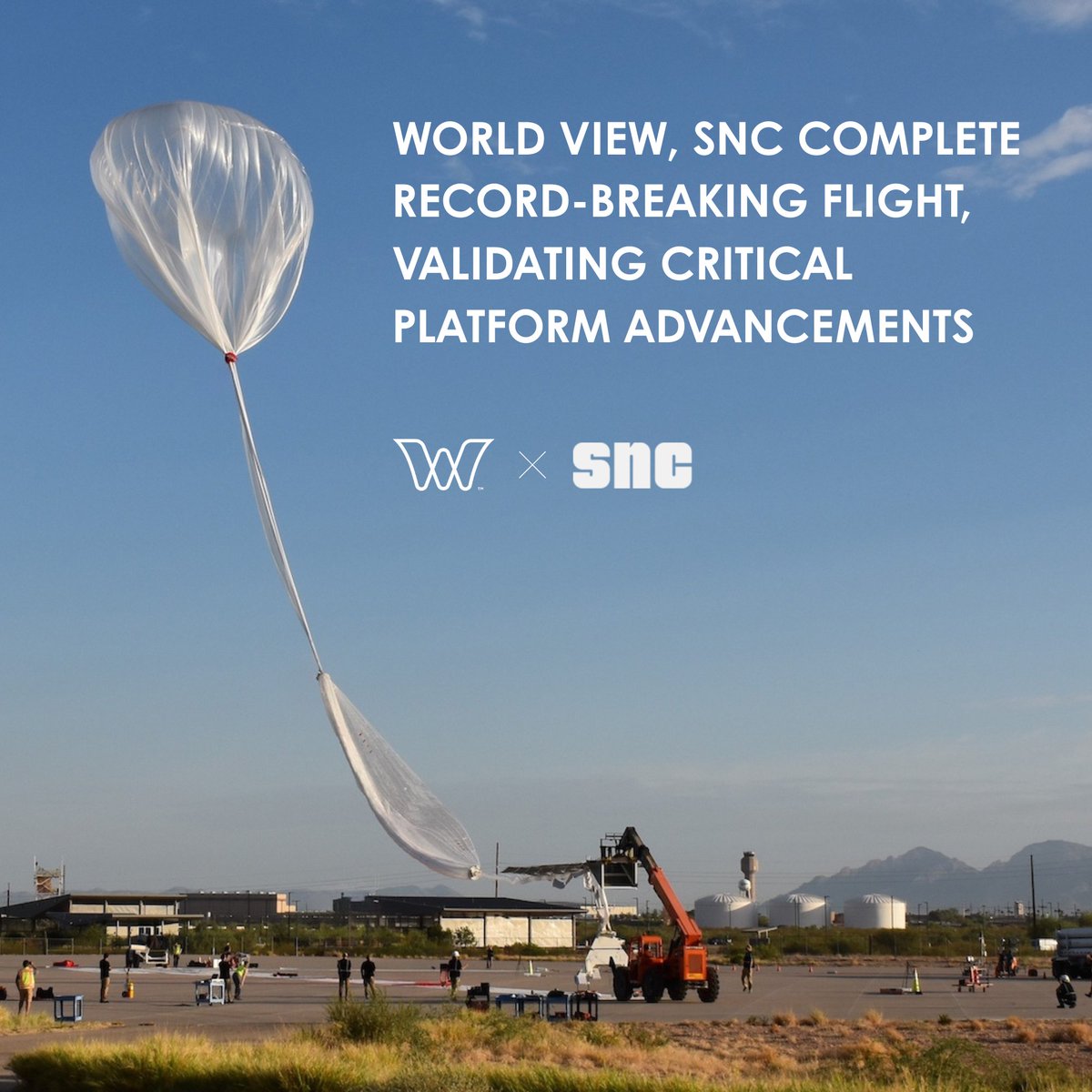 WorldViewSpace's tweet image. 49 DAYS ALOFT. 13,166 MILES.
World View + @SierraNevCorp just set a new standard for stratospheric ISR:
✅ 150% more power
✅ Secure multi-domain comms
✅ OMS integration
The future of persistent ops is here. bit.ly/4qSgcE5
#ISR #DefenseTech #Aerospace #MultiDomainISR