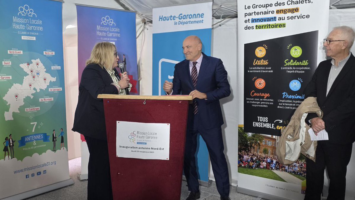 Avec de nouveaux locaux plus vastes et plus fonctionnels au cœur d'Aucamville, la @MissionLocale31 Nord Est pourra mieux accompagner les 1600 jeunes du #Nordtoulousain suivis dans leur parcours d'insertion professionnelle et sociale, avec l'aide de nombreux partenaires locaux.