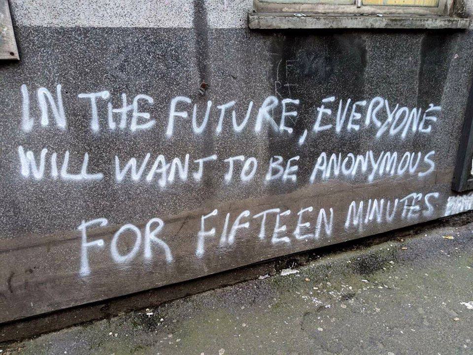 CyberpunkTTRPG's tweet image. In The Future Everyone Will Want To Be Anonymous For Fifteen Minutes #Surveillance #SpyTech #Cyberpunk #TTRPG #RPG