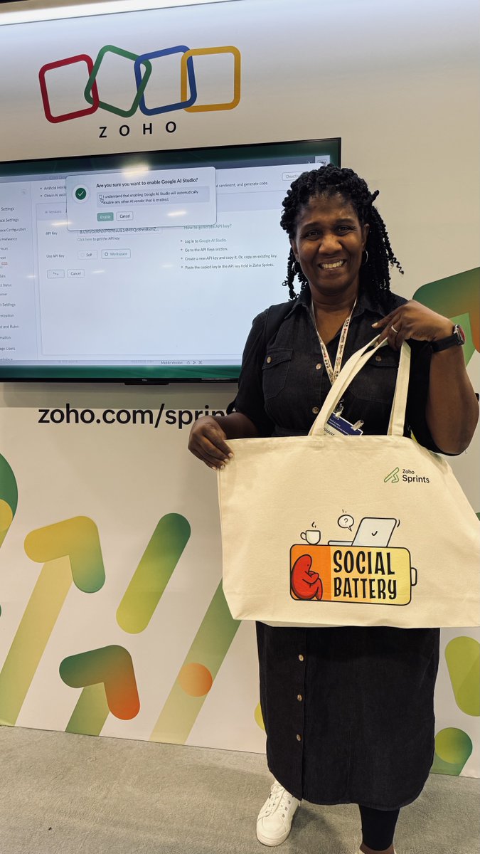 ZohoProjects's tweet image. The buzz is on at #PMIGlobalSummit! ✨ Come say hi at the Zoho Projects booth and pick up your custom tote - 5 fun designs waiting for you! 🎨 #ProjectManagement #PMI2025