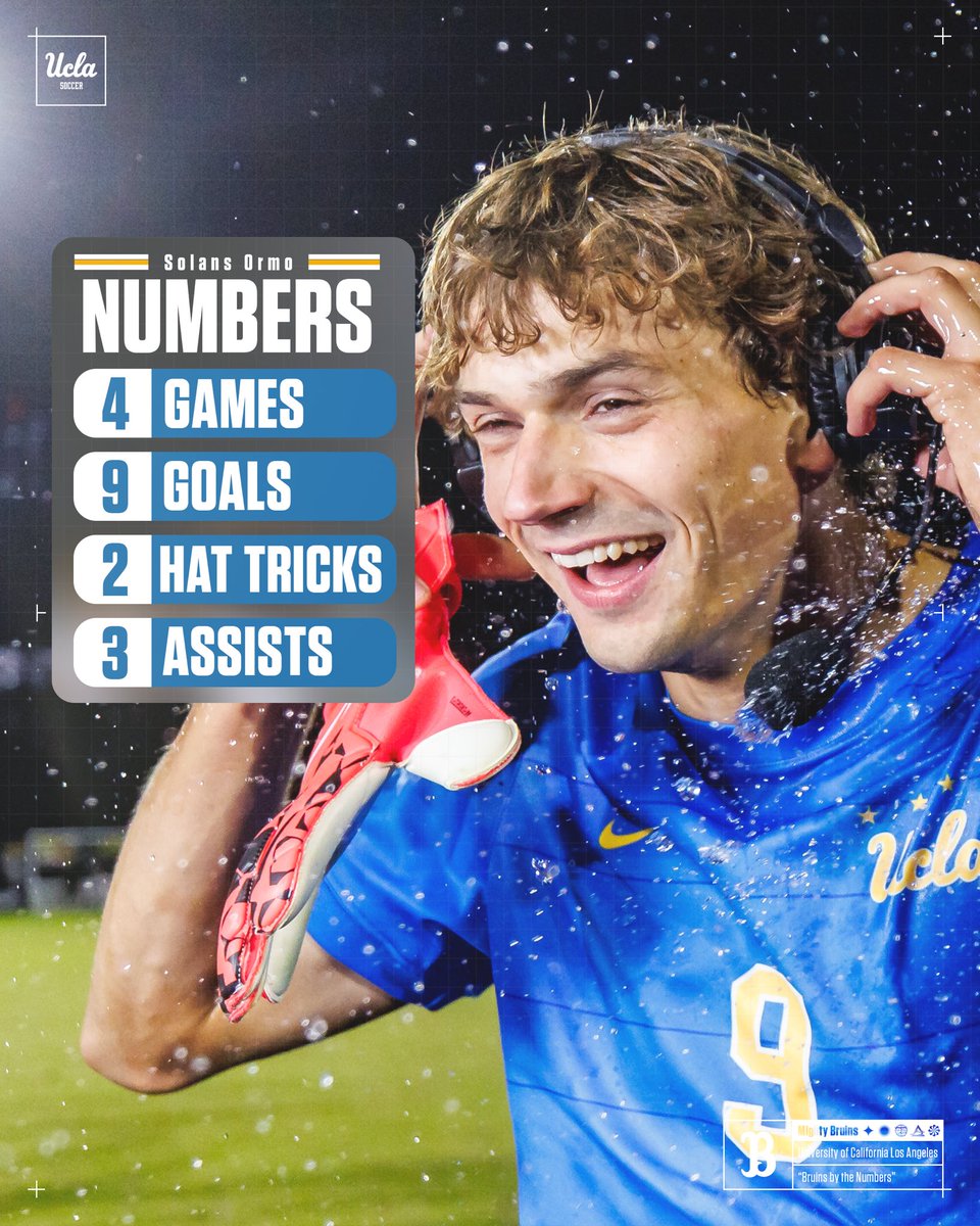 Man on a mission.

Over his last 4 games Sergi has 9 goals, 2 hat tricks, and 3 assists.

En fuego <a href="/SolansSergi/">Sergi Solans</a> 🔥

#GoBruins