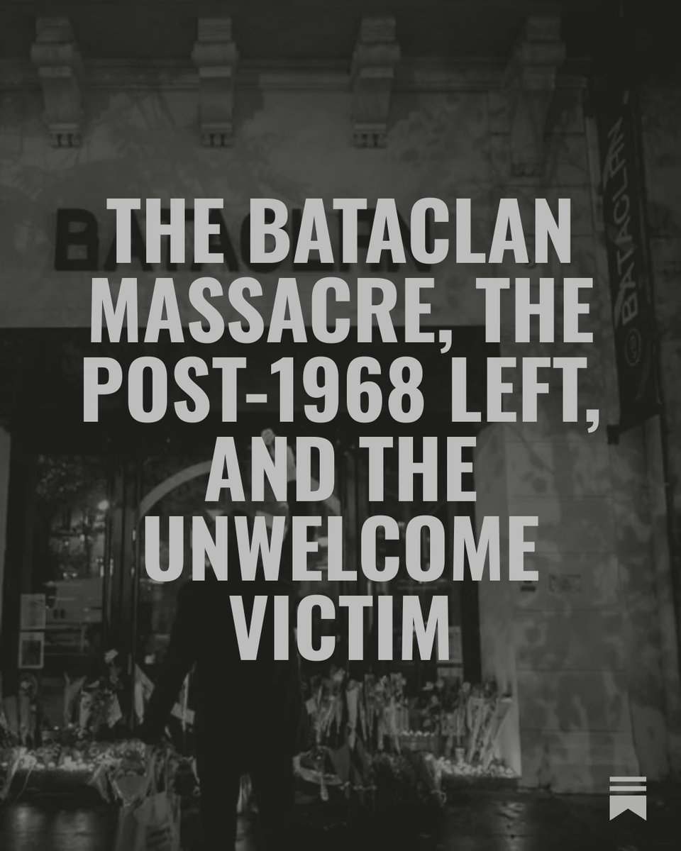 zriboua's tweet image. I wrote about the Bataclan Massacre.

Many forget the debates that shaped that era. The reversal of victim and oppressor, the instinct to excuse jihadist violence, did not begin with Bataclan. Its roots lie in the intellectual upheaval of May 1968.

zinebriboua.com/p/the-bataclan…