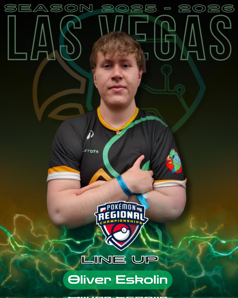 e-Parrots flies to Las Vegas! 🦜
This time <a href="/OweVGC/">Oliver 🇫🇮</a> will be the one representing the team on American soil 🇺🇸

Nevada, here we come!
🔥🎰🦜