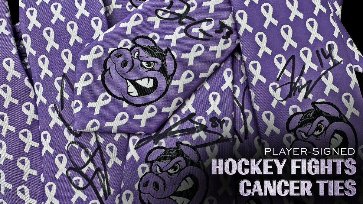 goicehogs's tweet photo. Player-signed Hockey Fights Cancer ties are available to bid on now 👔

Proceeds from the auction will go towards our team @Movember fund, raising money and awareness for men's health.

Bid on @Win_with_DASH: https://t.co/6szxeQuAIM https://t.co/nz0UdR1OBR