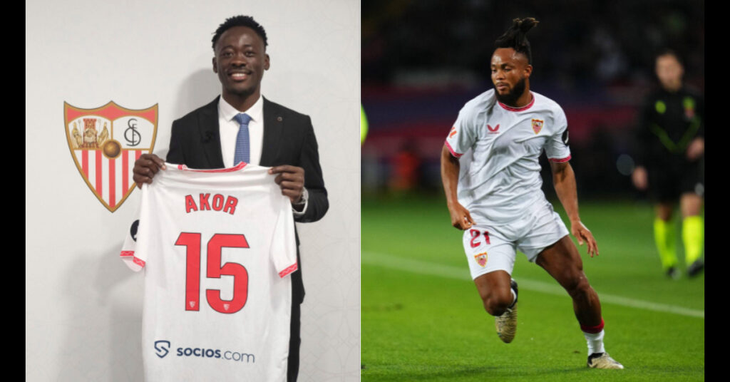 livegoalforum's tweet image. @SevillaFC_ENG 
Your boys delivered tonight 
Akor Adams 🎯
Chidera Ejuke 🎯

Abeg make una sign Victor Osimhen too to complete the equation 🔥
Nigeria Vs Gabon 
#NGAGBN
#WC2026 #WCQ