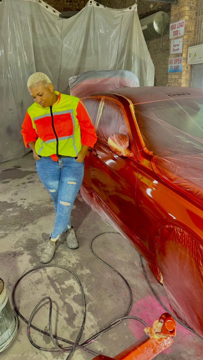 My name is Princess Mukhari, the Founder,CEO and  a Spray Painter of The Automotive Pros. I am a qualified artisan, I paint,fix and rebuild broken cars. I learnt everything from my late Dad who was a mechanic  and a panel beater . 
For more info:☎️ 067 630 5577/082 381 1053