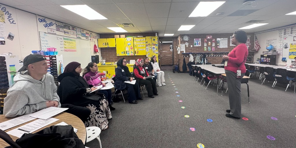 Our New American Pathway participants excelled at Arkansas Elementary! They loved their inaugural lab classroom visit! Learn more: pebc.org/teacher-prepar…