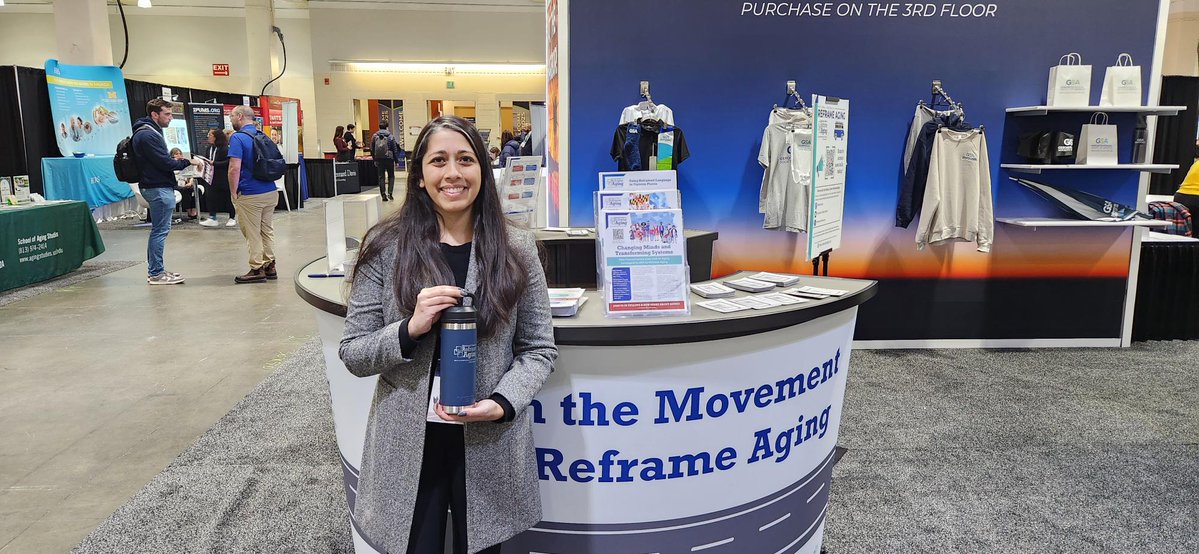 ReframingAging's tweet image. Ready to take action? Stop by the National Center to Reframe Aging’s #GSA2025 booth 410 today to join the movement to change attitudes toward aging and to enter to win a #ReframeAging Yeti. Congratulations to yesterday&apos;s raffle winner!