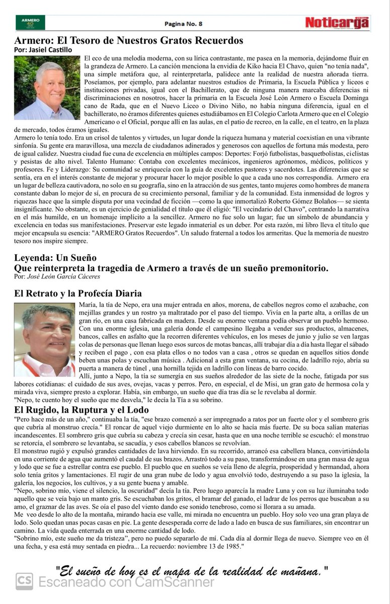 Este 13 de noviembre se conmemoran 40 años de la tragedia de Armero, una catástrofe que marcó la historia de Colombia. #Armero40Años