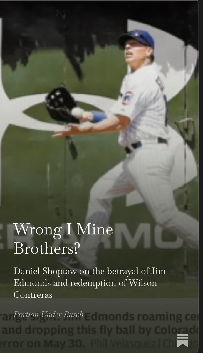 The first trade John Mozeliak ever made was to send Jim Edmonds to the Chicago White Sox, Edmonds rejected that trade, ended up in SD for a month, and then the Cubs. <a href="/C70/">Cardinal70</a> wrote on the betrayal of Edmonds contrasted with the redemption of Wilson Contreras. Link below!