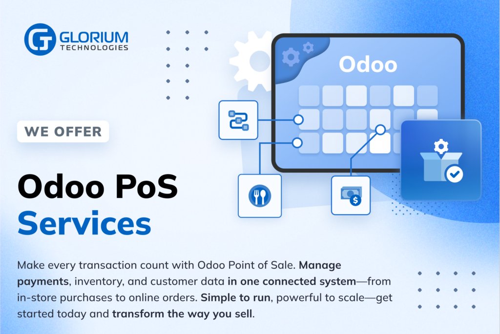 Glorium_Tech's tweet image. 💡 Optimize Your Retail Operations with Odoo POS by Glorium Technologies

In today’s retail landscape, every detail matters — from checkout speed to inventory accuracy. The Odoo Point of Sale solution implemented by our team brings all critical processes together in one seamless…