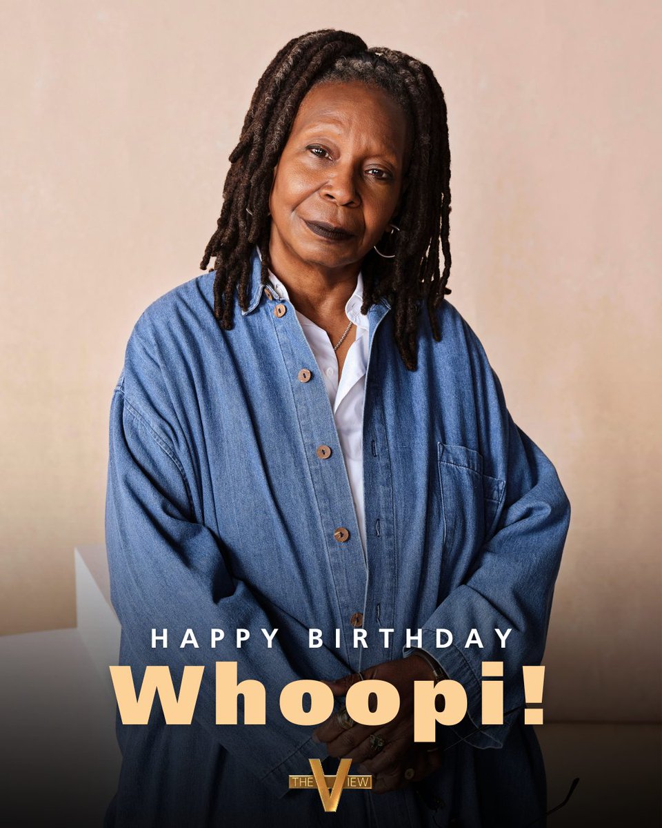 We're wishing a very special happy birthday to our Whoopi Goldberg! ✨ Join us for a celebration like no other this morning on 'The View'!