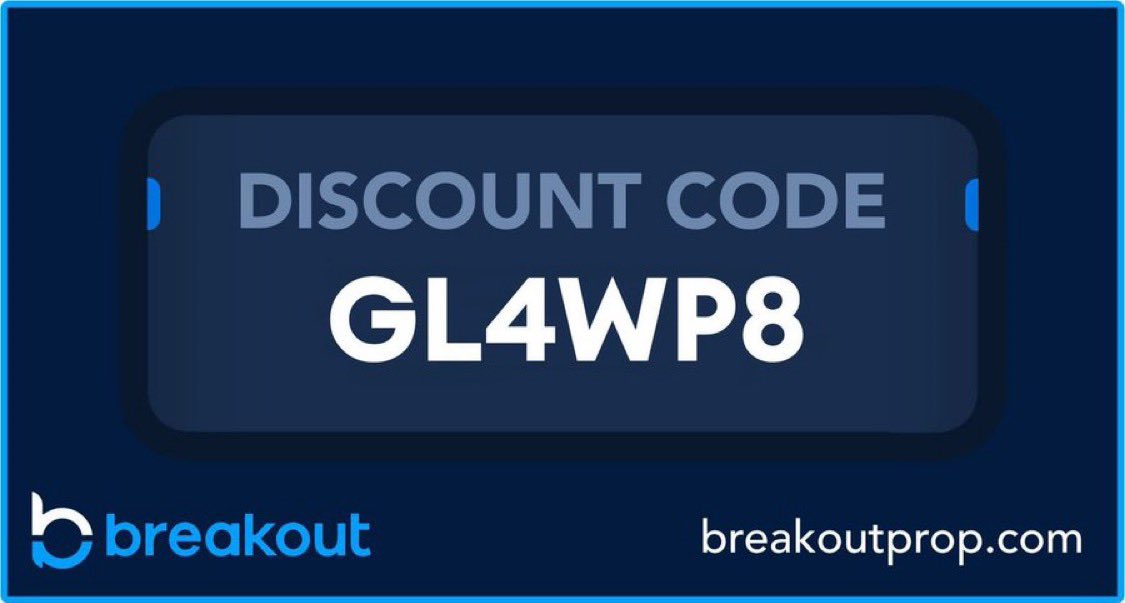 if you want to purchase challenges from breakout, you can use this discount code. ☑️