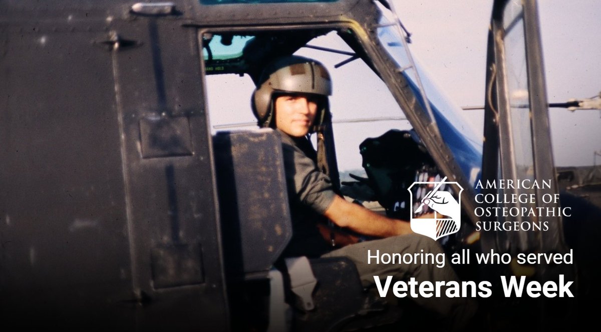 ACOSurgeons's tweet image. This Veterans Week, we recognize Albert H. Olivencia-Yurvati, D.O., FACOS, DFACOS, for his service in the U.S. Army and lifelong dedication to medicine.

“It was 1973 right out of high school at basic training at Fort Dix, New Jersey. Little did I know the Deborah Heart and Lung…