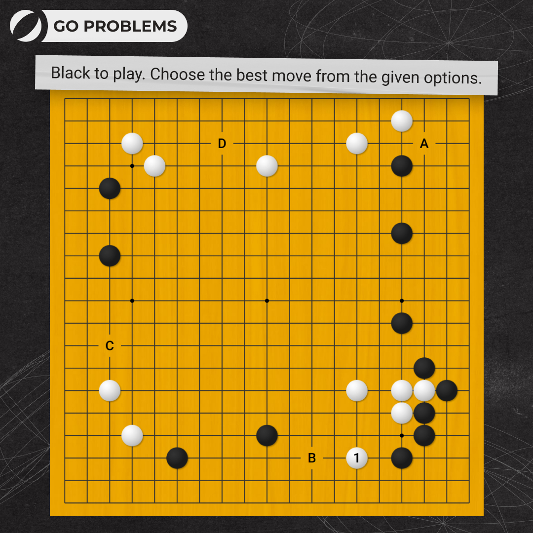 GoMagicOfficial's tweet image. Black to play. Choose the best move. 🧐
Share your solution!

The second picture: the solution to the previous problem.

👉 Want more puzzles? A variety of Go problems in our free Skill Tree at go.gomagic.org/2Wn9Ge

#gogame #tsumego #goproblems