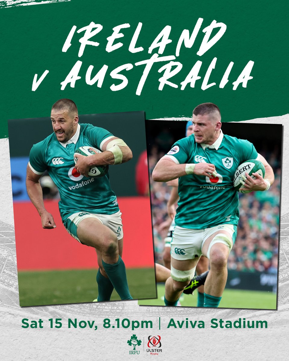 Congrats to Stu and Nick who have been named in the <a href="/IrishRugby/">Irish Rugby</a> team to face Australia this Saturday 🙌☘️

🗞️ bit.ly/3JXfwfY