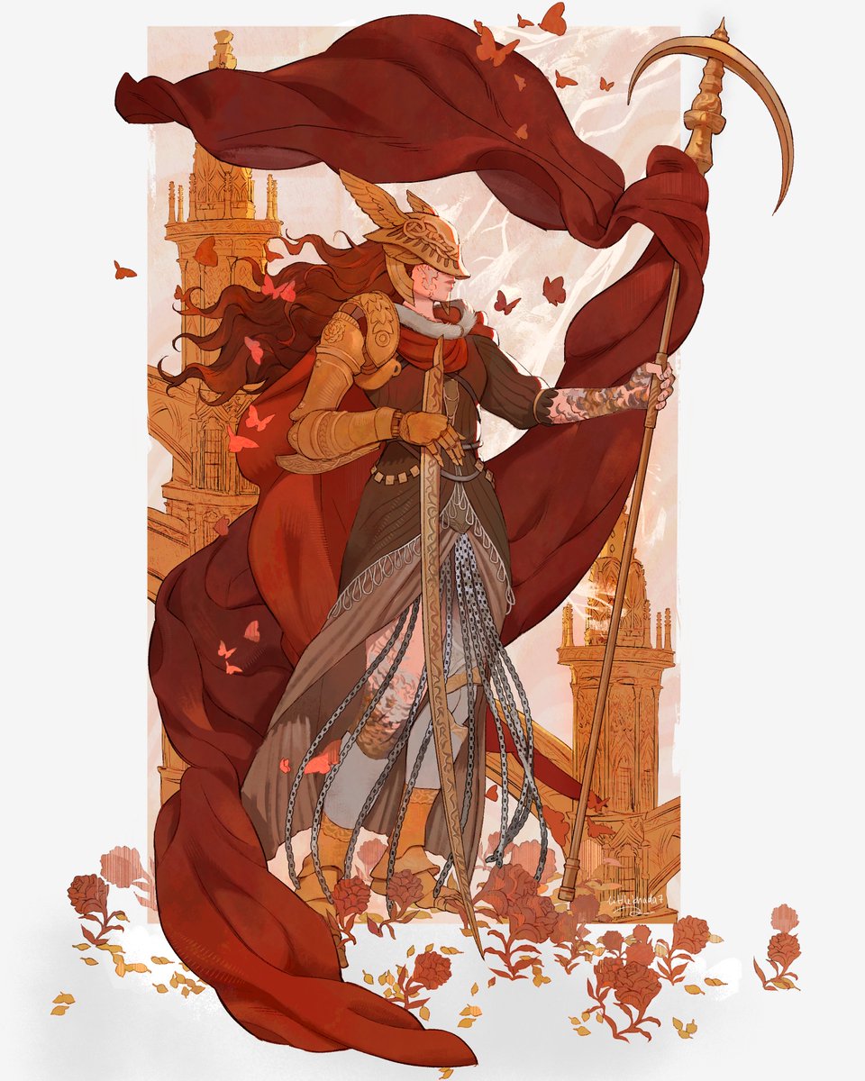 littlekhada7's tweet photo. Malenia, Blade of Miquella https://t.co/ZJzSx6RJ8M