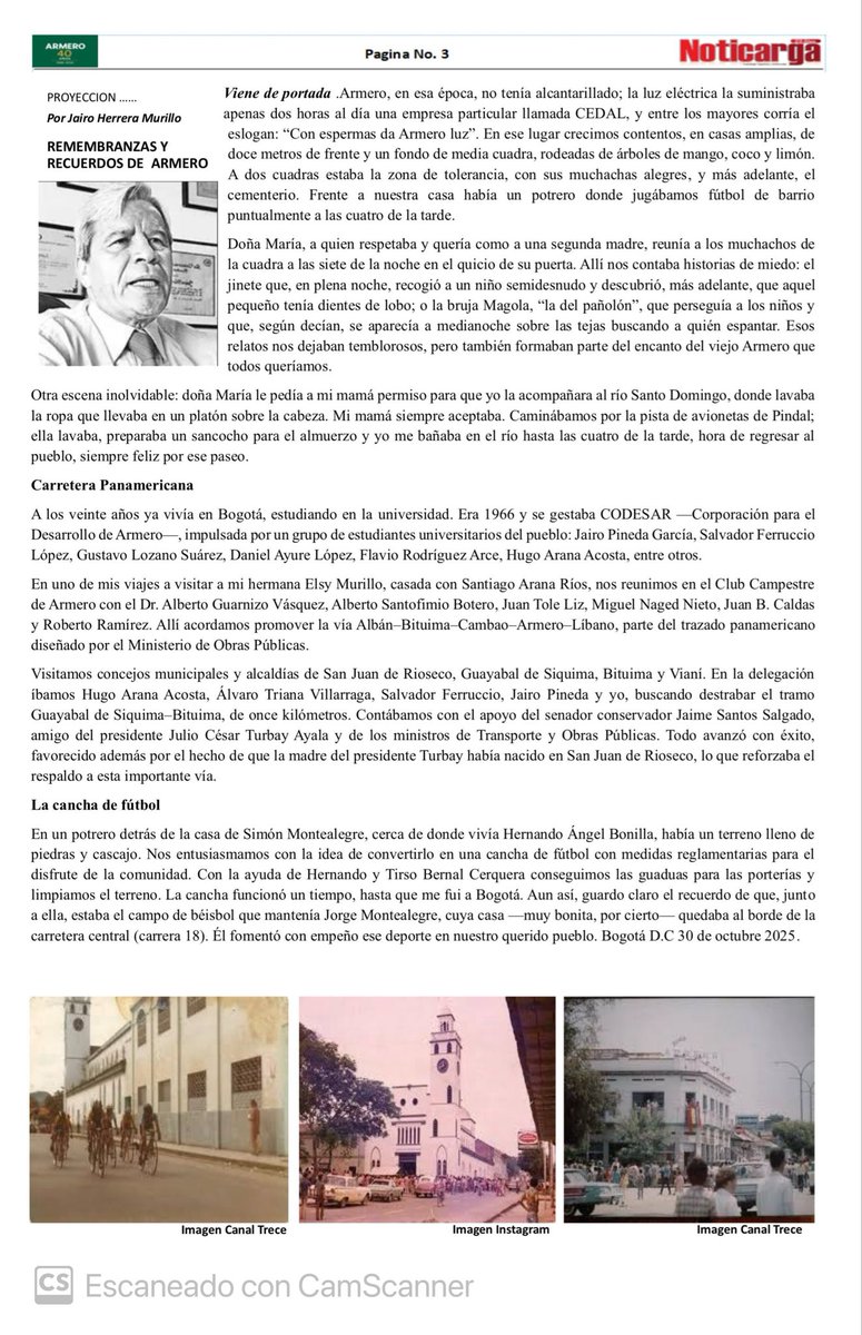 Este 13 de noviembre se conmemoran 40 años de la tragedia de Armero, una catástrofe que marcó la historia de Colombia. #Armero40Años