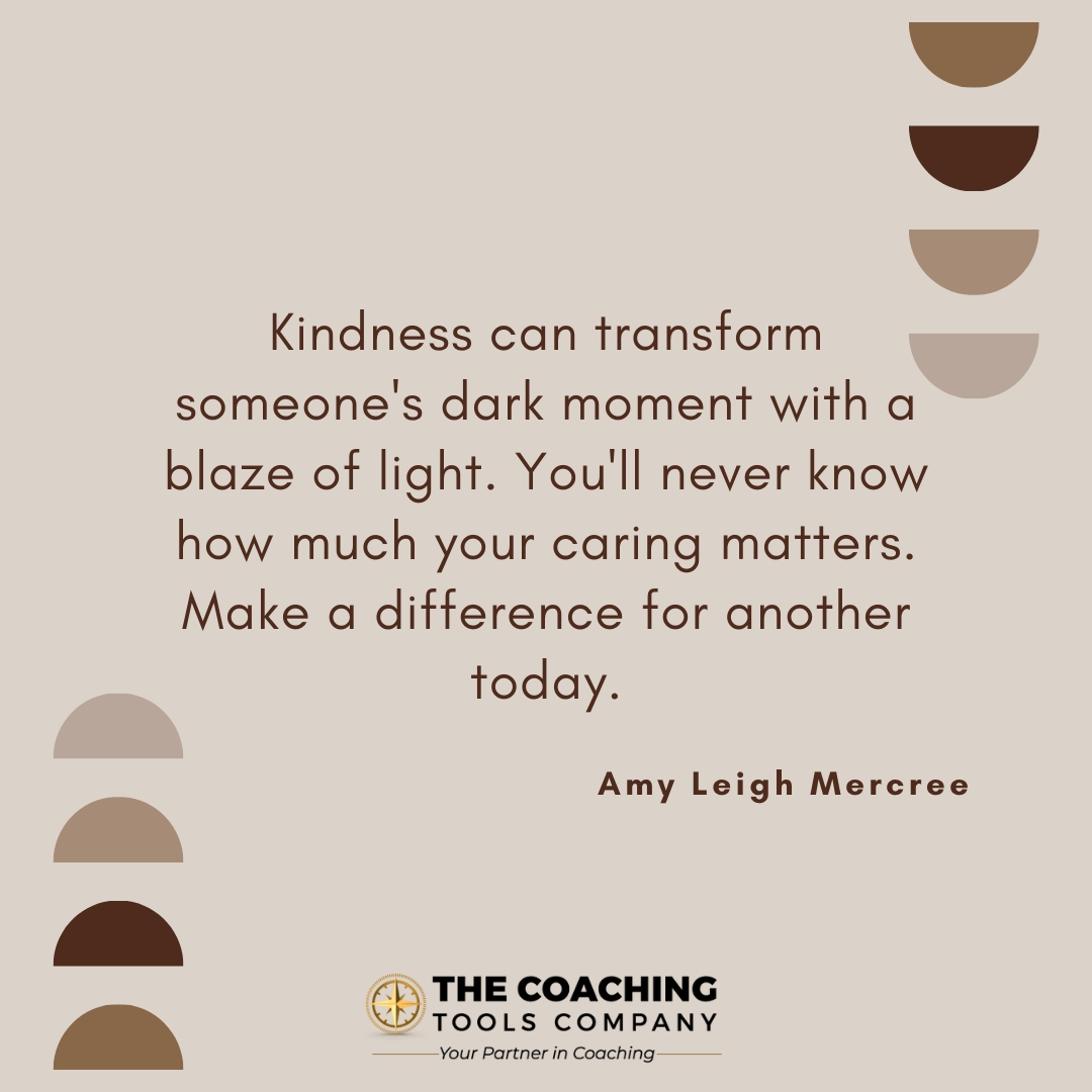 ToolsForCoaches's tweet image. ✨ Kindness isn’t soft — it’s quiet courage in action. 💛
Every small choice to listen, pause, or care builds real strength and change. 🌷
#thecoachingtoolscompany #yourpartnerincoaching