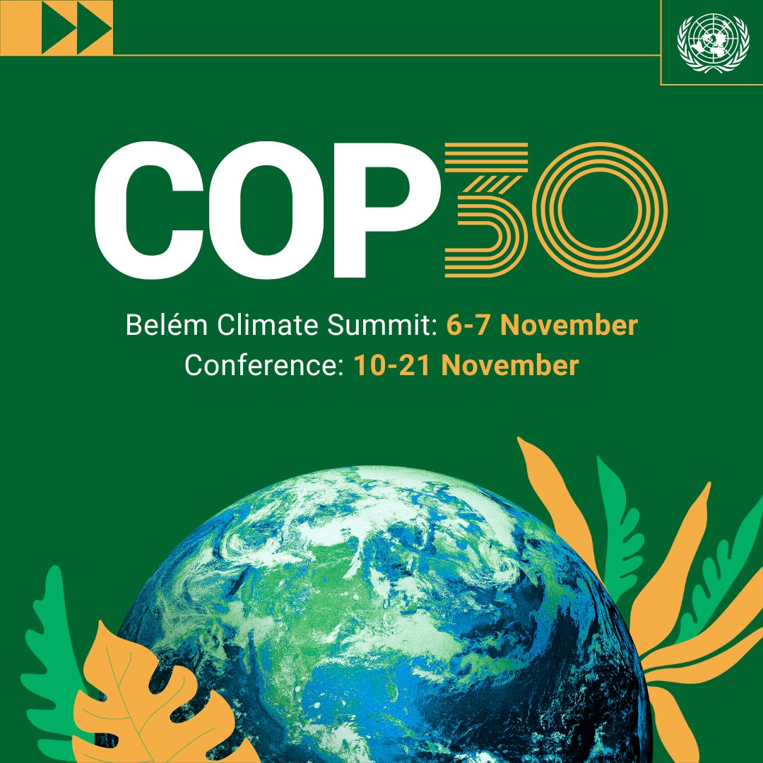Stay up to date with <a href="/UNEP/">UN Environment Programme</a> and the latest goings-on at #COP30, happening now in Belém, Brazil:

🔗unep.org/events/confere…