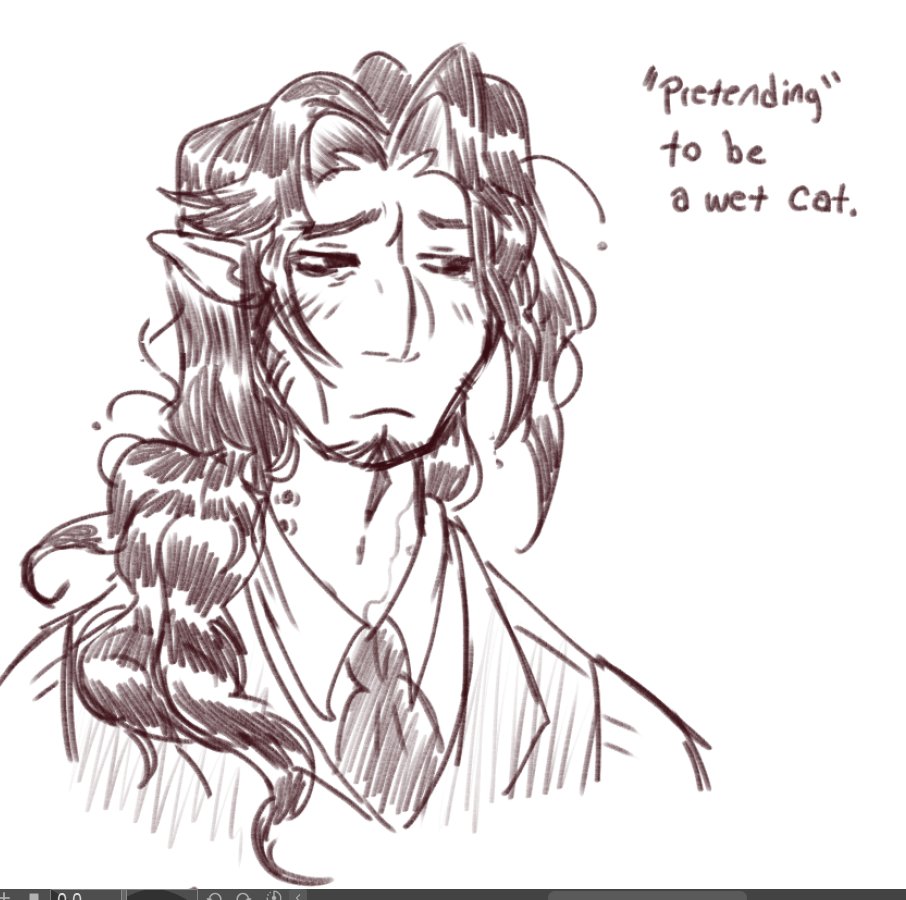 Owen I doodled last night for Toms #VampiresSMP #owengejuicetvfanart