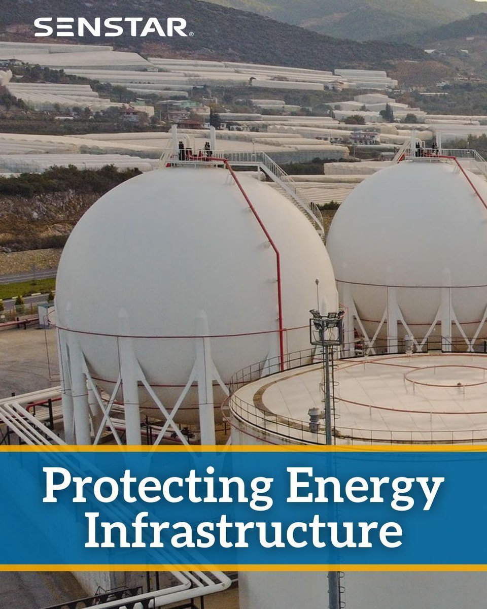 Energy infrastructure needs protection—above and below ground. ⚡🛢️

#Senstar delivers practical, reliable solutions to secure oil &amp; gas assets while meeting operational and regulatory demands.

🔗 Learn more: buff.ly/Jc8Kbpl

#EnergySecurity #OilAndGas #Senstar