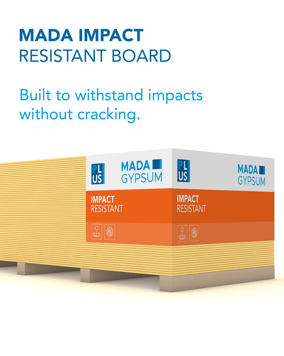GypsumMada's tweet image. Tough where it matters.​
Built to take the hit.​
​
قوي في المكان الصح.​
مصمم يتحمل الصدمات.​
​
#MadaGypsum #LearningSpaces